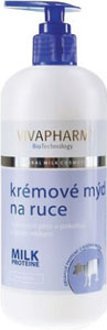 Vivapharm Kozie mydlo krémové na ruky s mliečnymi proteínmi 400 ml