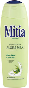 Mitia soft care sprchový krém Aloe & Milk 400 ml 