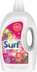 Surf prací gél 80 PD Color Tropical - Persil prací gél Sensitive 50 praní 2,5 l | Teta drogérie eshop