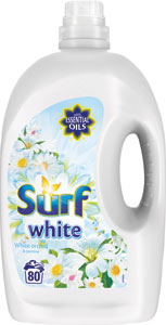 Surf prací gél 80 PD White Orchid - Ariel tekutý prací prostriedok Mountain Spring 3.85 l / 70 PD | Teta drogérie eshop