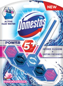 Domestos WC blok Power 5 Blue Water Pink 53 g
