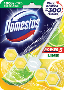 Domestos WC blok Power 5 Lime 55 g
