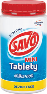 Savo bazén chlór tablety MINI 0,9 kg - Teta drogérie eshop