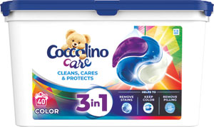 Coccolino Care trio-gélové kapsle na pranie 40 PD farebné - Teta drogérie eshop
