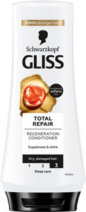 Gliss ošetrujúci kondicionér Total Repair pre suché, namáhané vlasy 200 ml