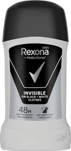 Rexona antiperspirant stick 50 ml MEN Invisible Black & W - Dove antiperspirant stick 50 ml Men Clean Comfort | Teta drogérie eshop