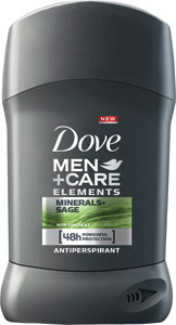 Dove antiperspirant stick 50 ml Men Mineral & Sage - Axe dezodorant gélový dezodorant Leather & Cookies 50 ml | Teta drogérie eshop