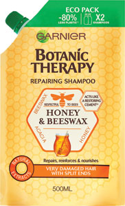 Botanic Therapy náplň šampónu s medom 500 ml - Head & Shoulders šampón ReFreshing Tea Tree 400 ml | Teta drogérie eshop