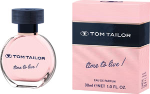 Tom Tailor parfumovaná voda Time To Live! for Her 30 ml - Police parfumovaná voda TO BE Sweet Girl 40 ml | Teta drogérie eshop
