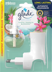Glade elektrický osviežovač vzduchu Tropical Blossoms strojček 1+20 ml
