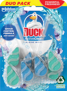 Duck Active Clean WC blok Marine 2 x 38,6 g - Teta drogérie eshop
