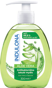 Indulona antibakteriálne tekuté mydlo Aloe 300 ml  - Radox antibakteriálne tekuté mydlo náhradná náplň Moisturise 500 ml | Teta drogérie eshop