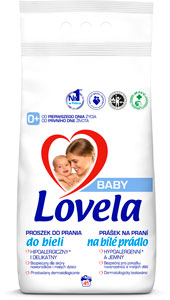 Lovela Baby prací prášok na bielu bielizeň 4,1 kg 41 PD