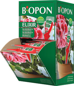 BOPON elixír na muškáty a balkónové rastliny 35 ml - BOPON gélové hnojivo na muškáty 500 ml | Teta drogérie eshop