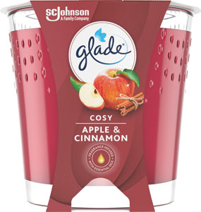 Glade sviečka Cosy Apple&Cinnamon 129 g