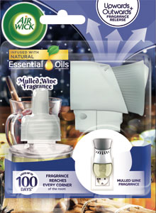 Air Wick elektrický osviežovač vzduchu s náplňou Essential Oils Mulled Wine 19 ml - Teta drogérie eshop