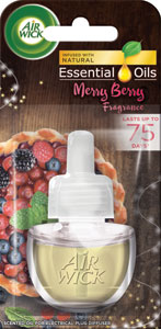 Air Wick náplň do elektrického osviežovača Essential Oils Merry Berry 19 ml - Teta drogérie eshop