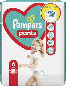 Pampers Pants plienkové nohavičky veľkosť 6 19 ks