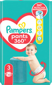 Pampers Pants plienkové nohavičky veľkosť 3 62 ks