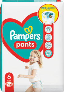 Pampers Pants plienkové nohavičky veľkosť 6 44 ks