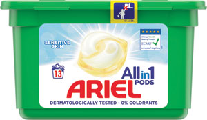 Ariel gélové tablety Sensitive 13 ks - Teta drogérie eshop