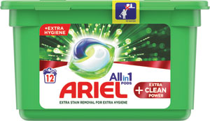 Ariel gélové tablety Extra Clean 12 ks - Teta drogérie eshop