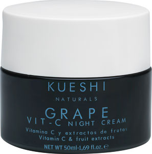 Kueshi vyživujúci nočný pleťový krém Grape + Vitamin C 50 ml