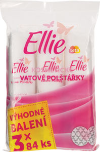 Ellie odličovacie tampóny 3x84 ks - Tip Line kozmetické tampóny 150 ks | Teta drogérie eshop