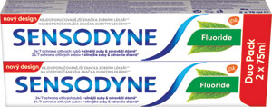 Sensodyne zubná pasta s fluoridom Flouride - 2 x 75 ml 150 ml