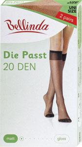 Bellinda podkolienky Die Passt 20 DEN 2 páry Amber