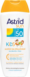 Astrid opaľovacie mlieko pre deti F50 200 ml