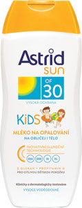 Astrid opaľovacie mlieko pre deti F30 200 ml