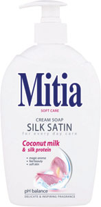 Mitia tekuté mydlo s dávkovačom Silk Satin 500 ml 