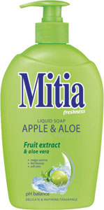 Mitia tekuté mydlo s dávkovačom Apple & Aloe 500 ml 