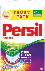 Persil prací prášok Color Deep Clean Plus Active Fresh 85 PD - Rex prací prášok Orchid & Macadamia Oil Color 54 praní 3,51 kg | Teta drogérie eshop