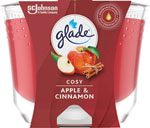 Glade Maxi sviečka Cosy Apple&Cinnamon 224 g - Teta drogérie eshop