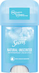 Secret antiperspirant cream stick Natural unscented 40 ml - Teta drogérie eshop