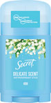 Secret tuhý antiperspirant Delicate scent 40 ml - Nivea tuhý antiperspirant Black & White Invisible Clear 40 ml | Teta drogérie eshop
