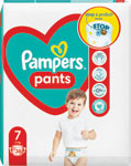 Pampers Pants plienkové nohavičky veľkosť 7 38 ks