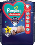 Pampers Night Pants plienkové nohavičky veľkosť 6 19 kg