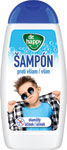 dr.happy šampón proti všiam 270 ml - Green Pharmacy šampón proti vypadávaniu vlasov lopúch a pšeničné proteíny 350 ml | Teta drogérie eshop