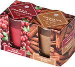 Emocio vonná sviečka 2 × 45 g Cranberry &Cinnamon - Teta drogérie eshop