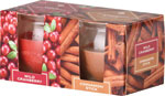 Emocio vonná sviečka 2 × 60 g Cranberry &Cinnamon - Teta drogérie eshop