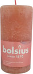 Bolsius sviečka valec rustik karamel 130/68 mm