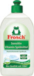 Frosch na riad Sensitiv 500 ml - Jar Extra+ tekutý prostriedok sa umývanie riadu s  S Citrus Vôňou 905 ml | Teta drogérie eshop
