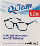 Q-Clean Vlhčené obrúsky na čistenie okuliarov 52 ks - Teta drogérie eshop