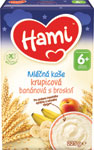 Hami mliečna kaša krupicová banánová s broskyňou na dobrú noc 225 g - Teta drogérie eshop