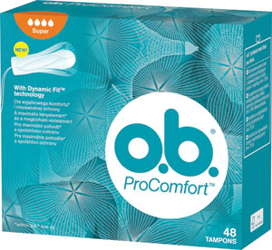 o.b. tampóny ProComfort Super 48 ks