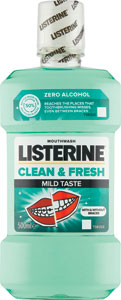 Listerine ústna voda Clean & Fresh Mild Taste 500 ml - Teta drogérie eshop