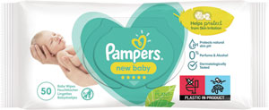 Pampers Wipes vlhčené utierky New baby 50 ks